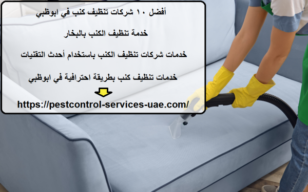 أفضل 10 شركات تنظيف كنب في ابوظبي