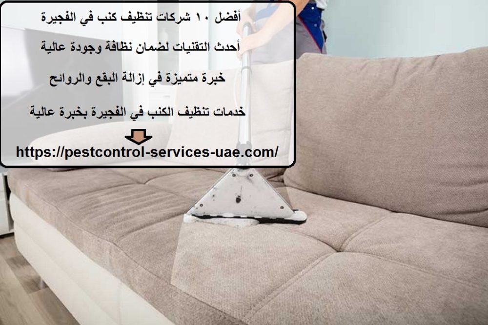 أفضل 10 شركات تنظيف كنب في الفجيرة