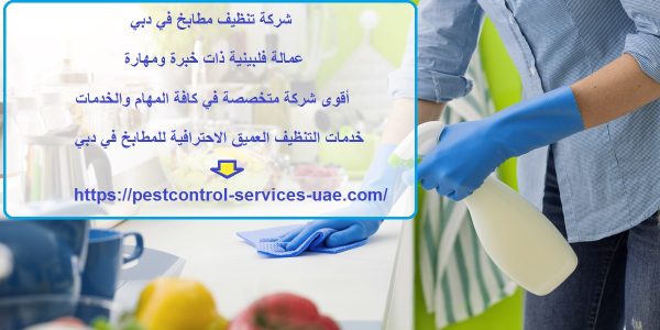 شركة تنظيف مطابخ في دبي