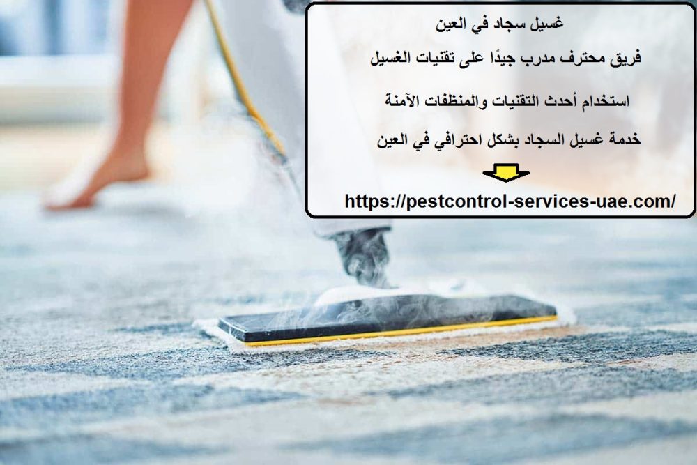 غسيل سجاد في العين