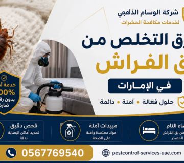 طرق التخلص من بق الفراش في الإمارات